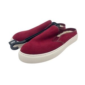 (SH-341) Time and Tru Twin Gore Mule Slip On with Sherpa Lining Sz 8